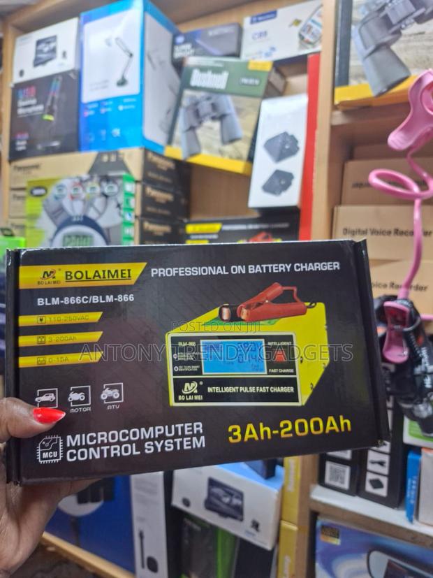 Universal 12v/24v Smart Charger For Car, Truck, Atv, Gel Batteries