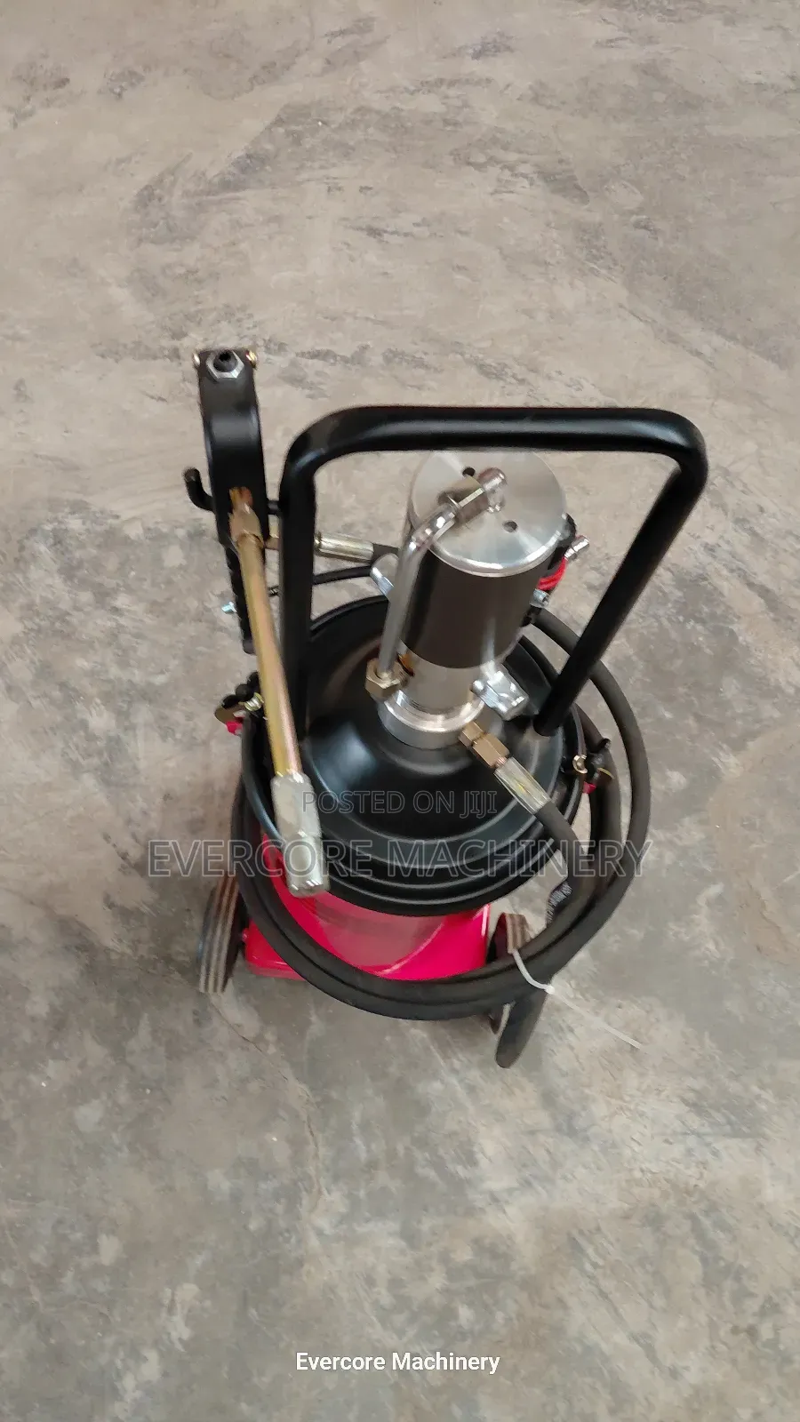 HGH Quality Pneumatic Grease Bucket Machine.
