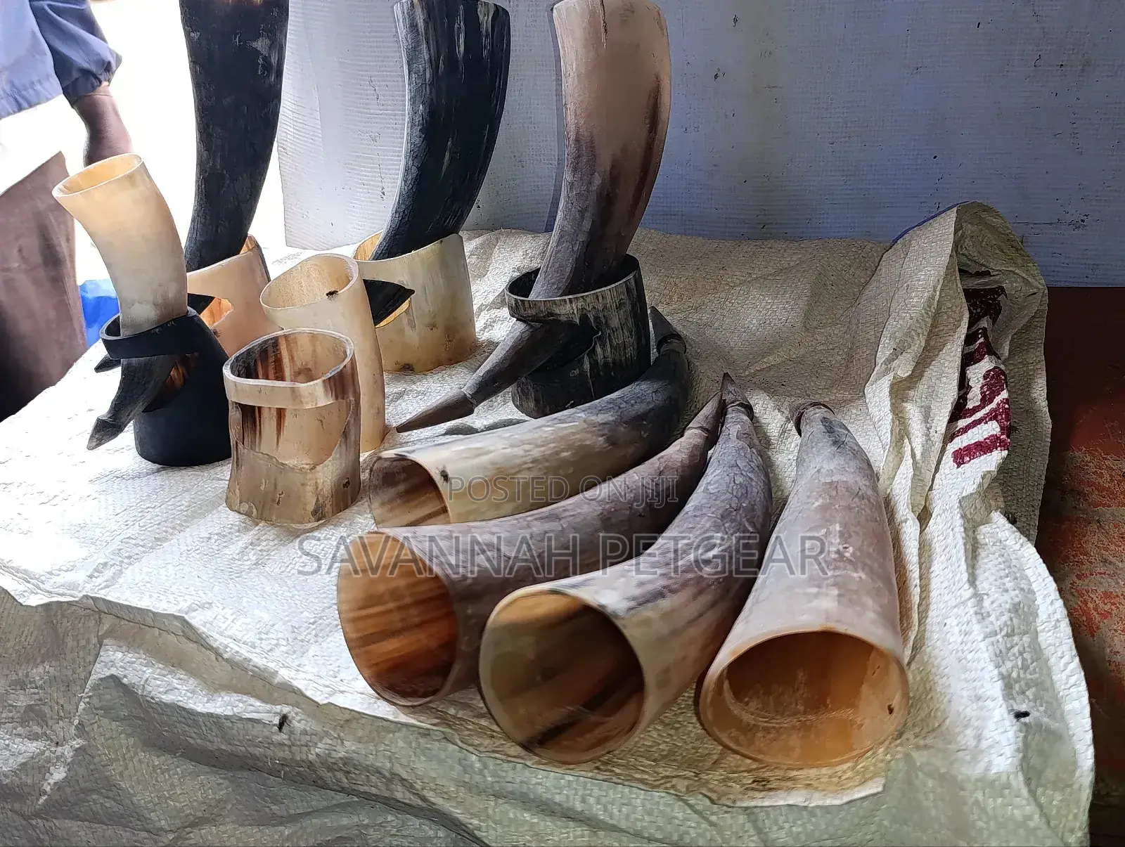 Authentic Handcrafted Wine Drinking Horns (Viking Horns) With Stands