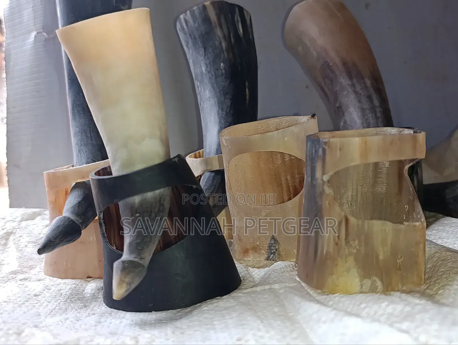 Authentic Handcrafted Wine Drinking Horns (Viking Horns) With Stands