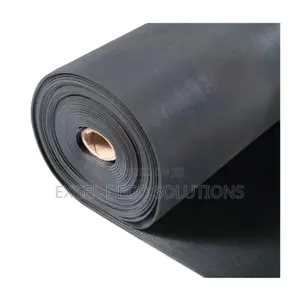 Durable Ribbed Rubber Floor Mat – Anti-Slip Waterproof