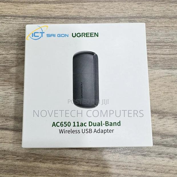 Ugreen Dual Band Wireless Usb Wi-fi Adapter Ac650-black - main view
