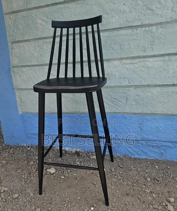 Black Durable Barstool/Counter Chairs