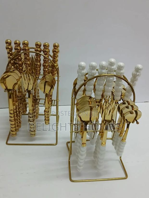 24 PCS Cutlery Set With Stand-Alp - thumbnail 2
