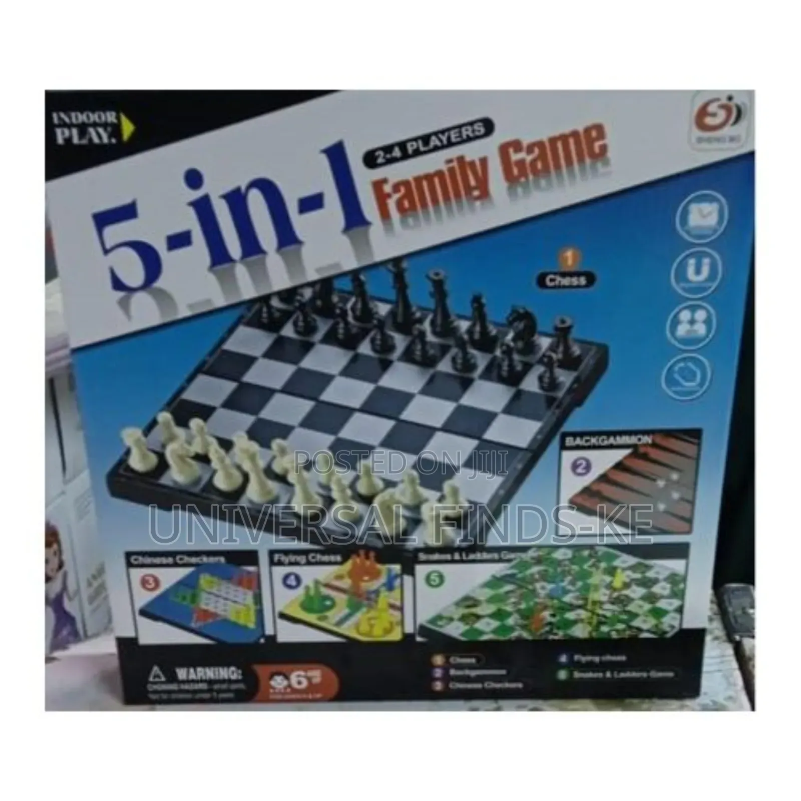 5 in 1 Board Game