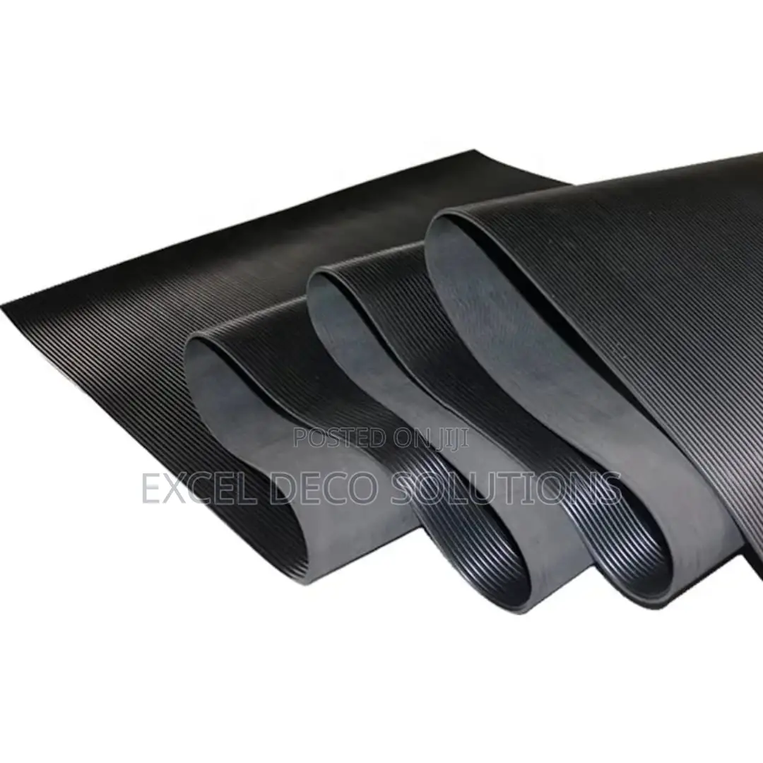 Ribbed Rubber Mat for Entrances, Offices Factories