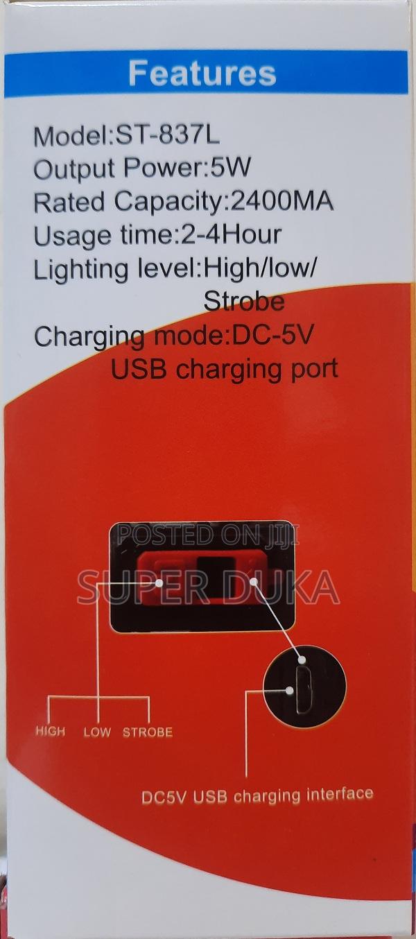 Caston St-837l High Brightness Usb Rechargeable Led Flashlight.Torch - main view