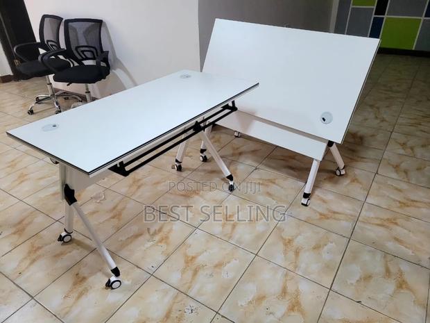 Wheeled Folderable Office Table - thumbnail 2