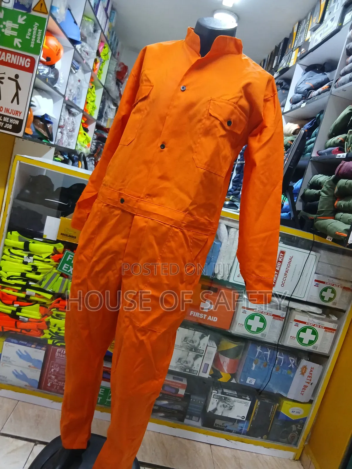 Practical Solutions Overall Floresent Orange