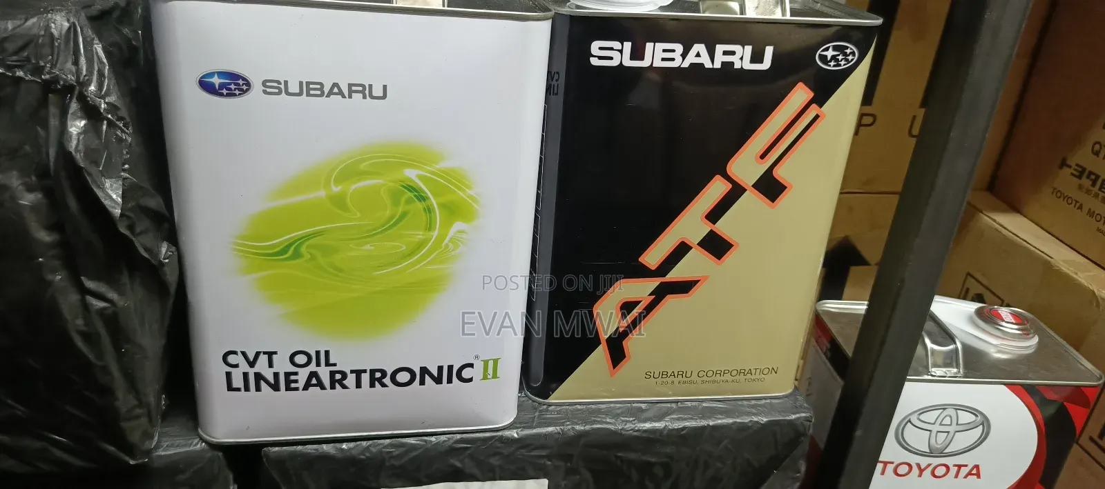 Toyota Subaru Engine Oil Available
