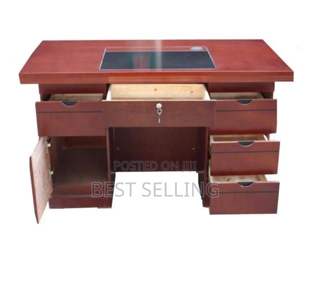 Red Brown Executive Boardroom Table - main view