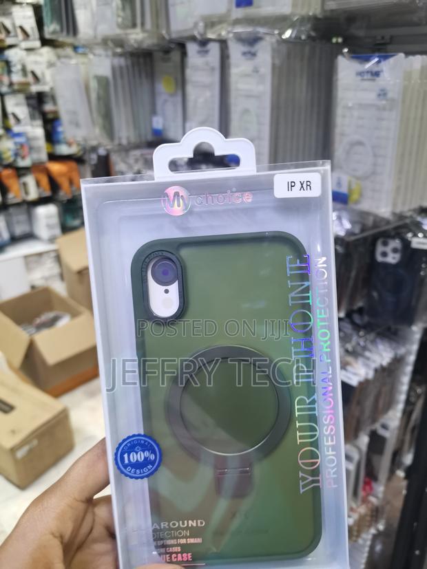 Ninsera iPhone Xr Case Magnetic With Ring Stand Translucent Matte - main view