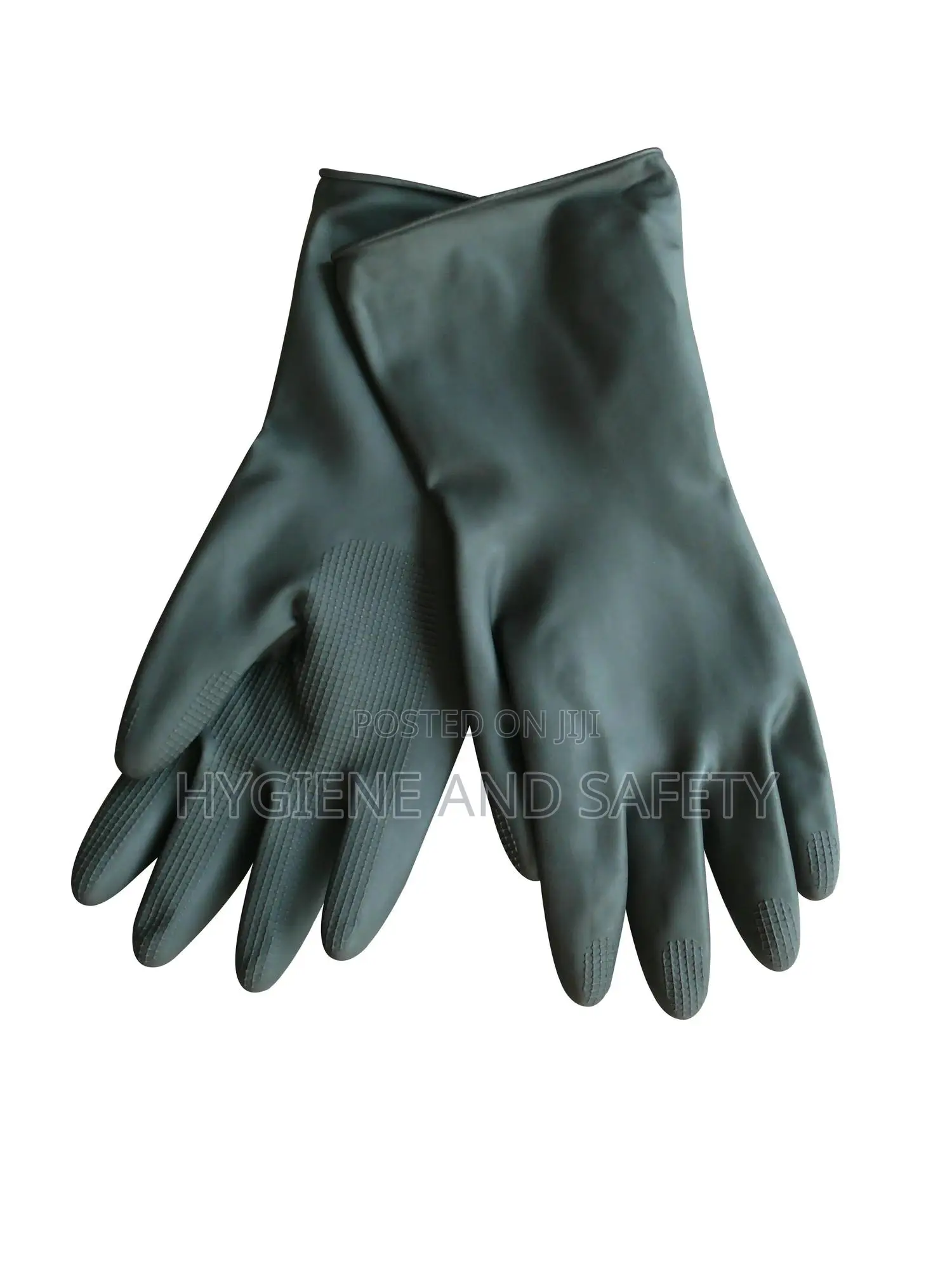 Rubber Cleaning Gloves (Black)