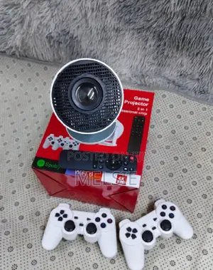 2-in-1 Portable Mini Projector F300 Controller Gamepad Android 11