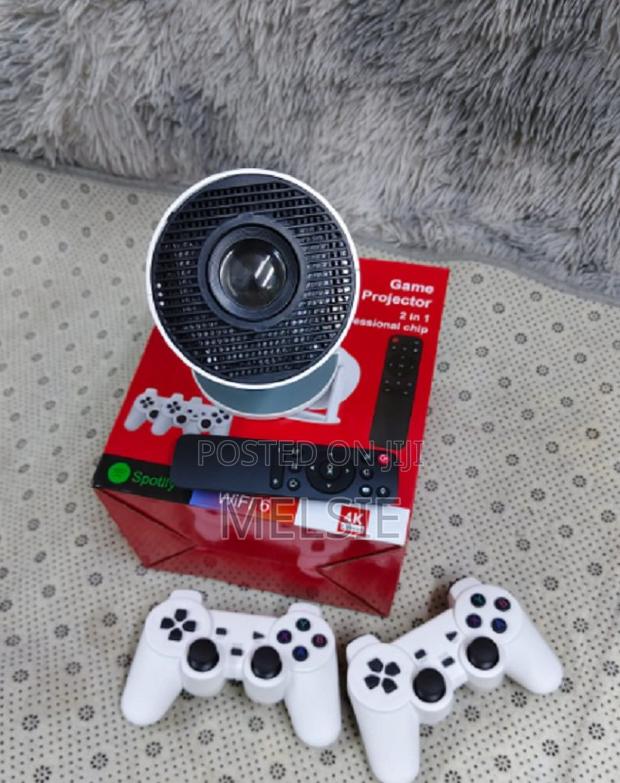 2-in-1 Portable Mini Projector F300 Controller Gamepad Android 11