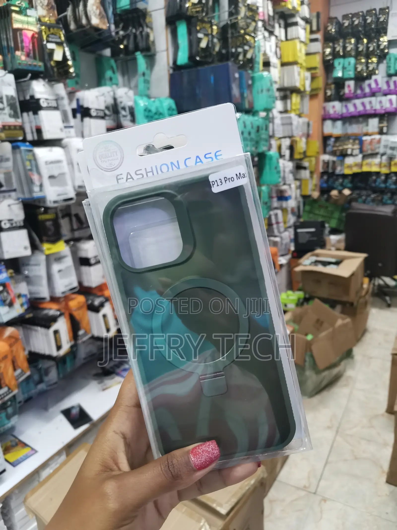 Osevio iPhone 13 Pro Max Case With Magnetic Invisible Stand