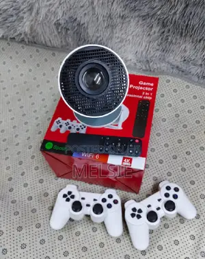 2-in-1 Portable Mini Projector Controller Gamepad Android 11