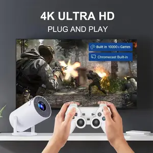X10 Plus Retro Game Console With Projector, Hd Portable Projector