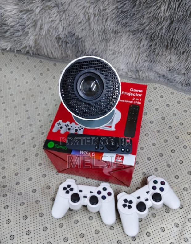 2-in-1 Portable Mini Projector Controller Gamepad Android 11 - thumbnail 2