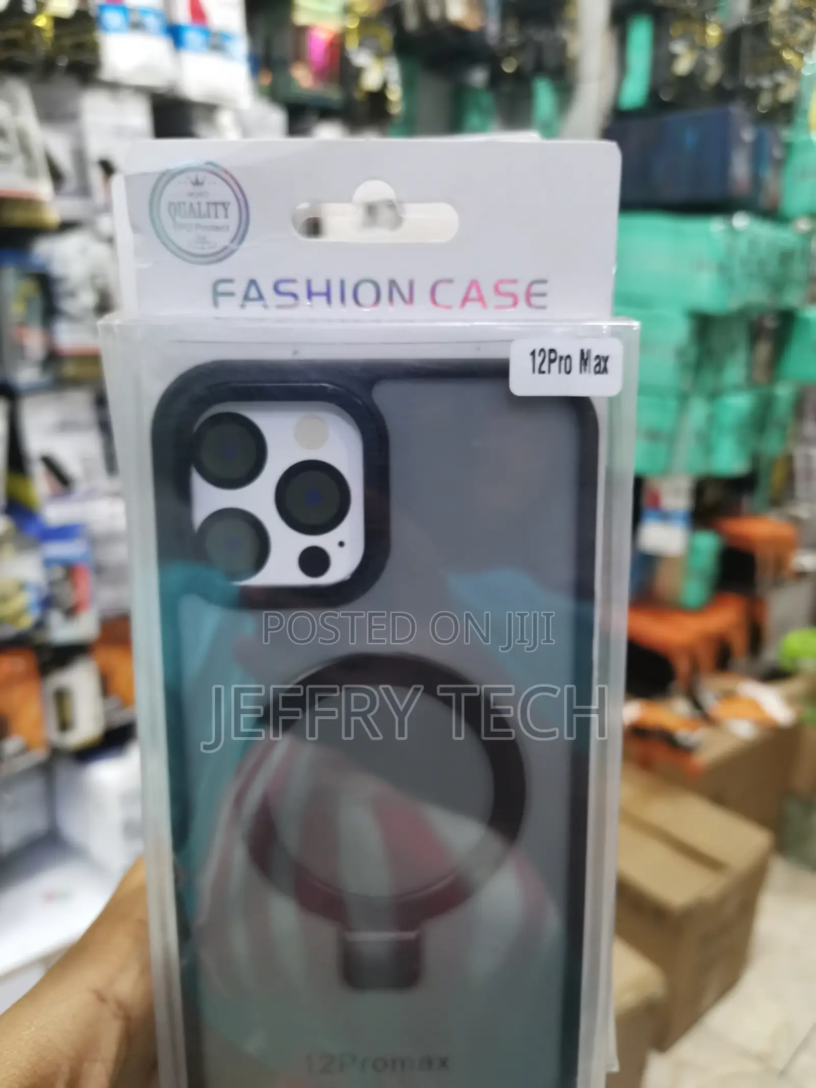 Kenkam iPhone 12 Pro Max Magsafe Case With Magnetic Invisible Stand
