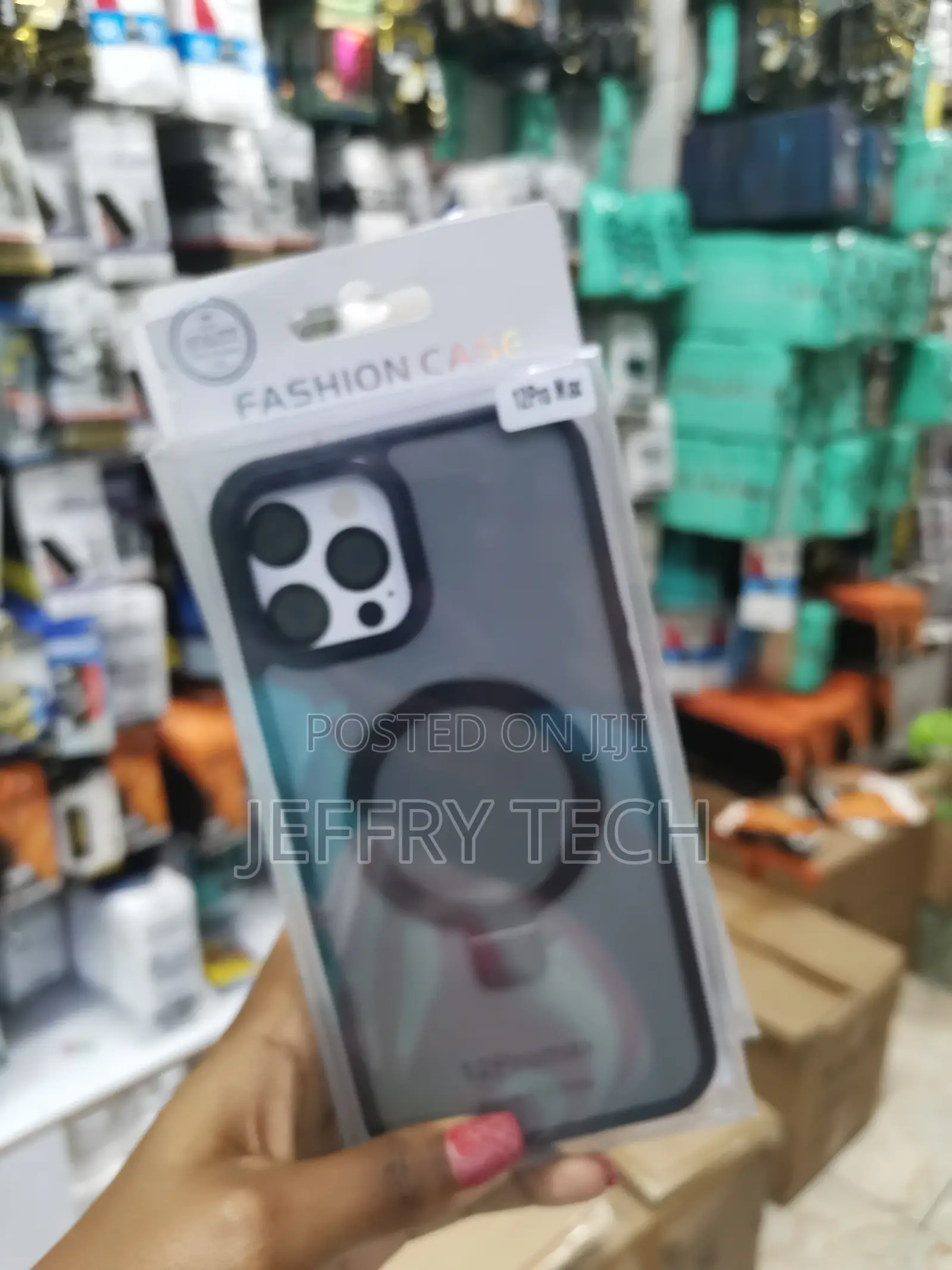 Kenkam iPhone 12 Pro Max Magsafe Case With Magnetic Invisible Stand