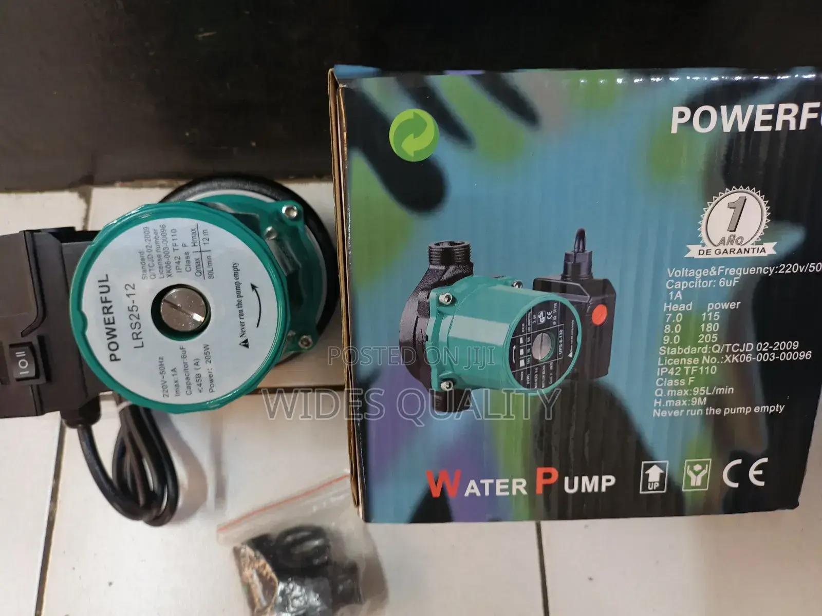 Powerful Circulation Water Pump, 12 Meters Head