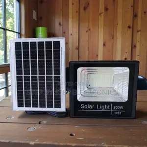 Dusk to Dawn 200w Solar Flood Light Ip67 Waterproof Rustproof Design