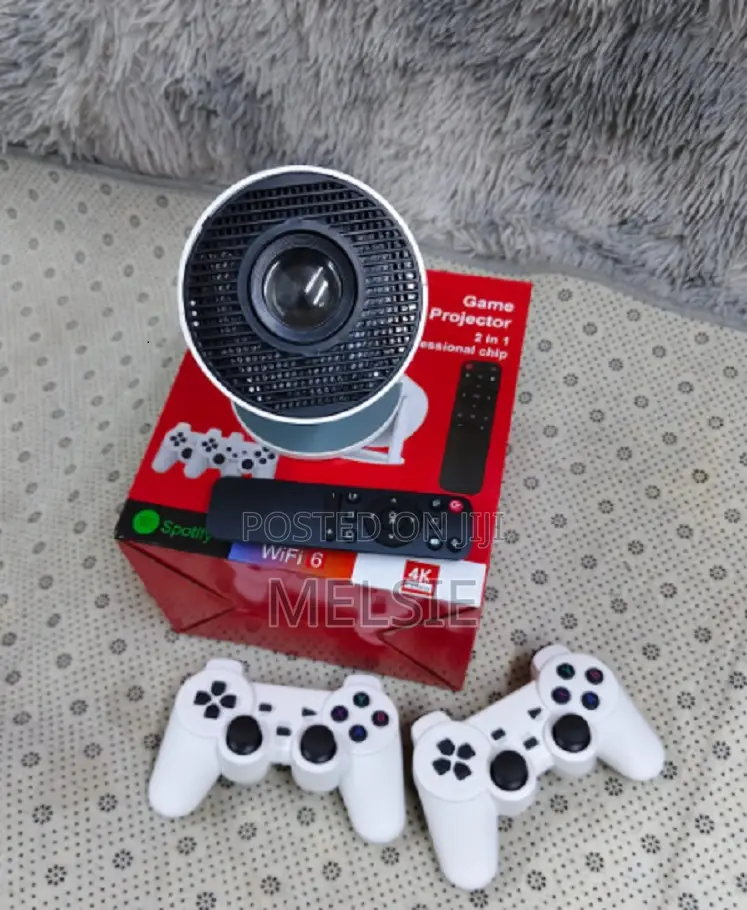 2 in 1 F300 Controller Gamepad Android 11 Projector 2 in 1