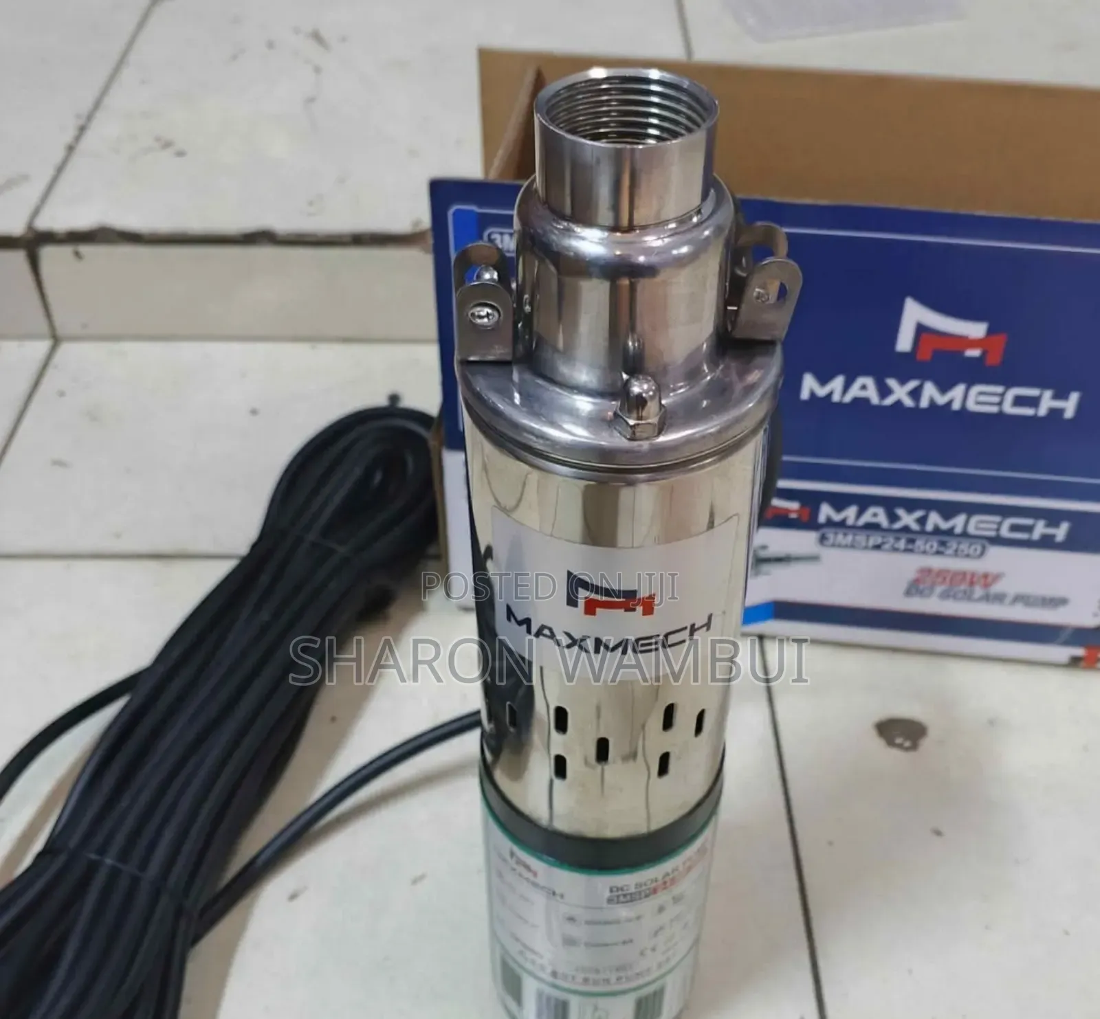 Max Mech Solar Water Pump 50m Head/ Maxmech Submersible Pump