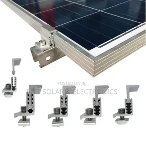 New Aluminium Solar Smart Rails and Clamps Complete One Solar Full Set