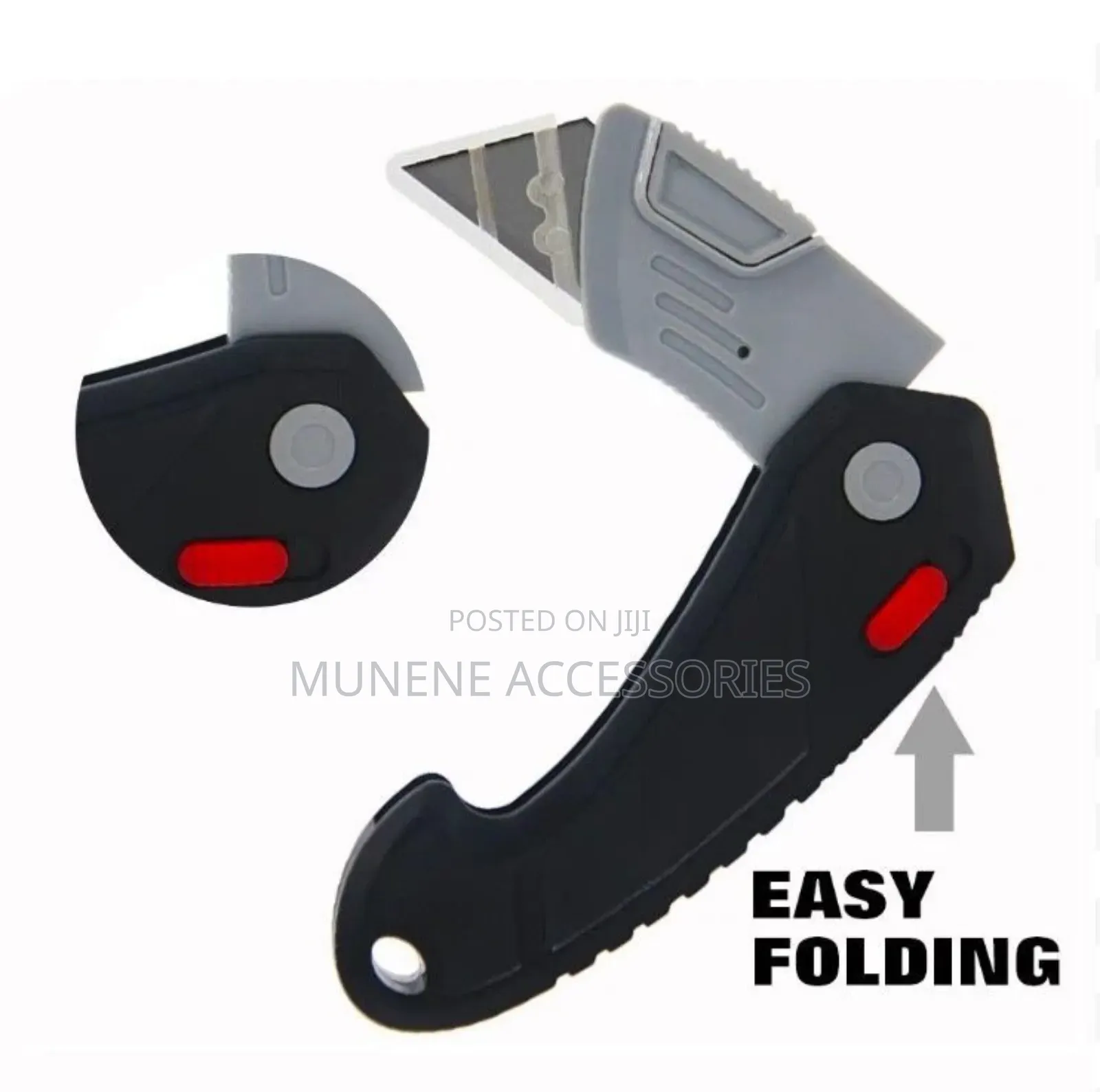 Folding Box Cardboard Carpet Carpenter Work Blade Safety Knife Cutter