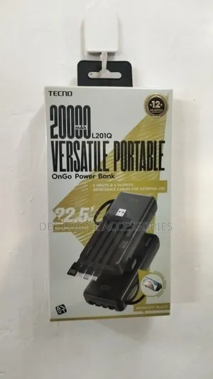 Tecno 20000mah L201 22.5w Power Bank