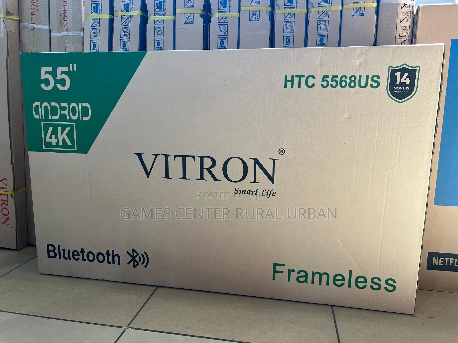 Vitron Frameless Android Tv 55"