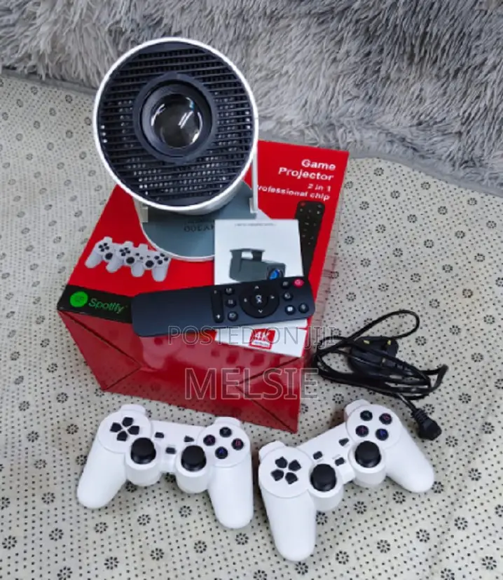 Android 11 Game Console Projector Mini New Outdoor Home Theater