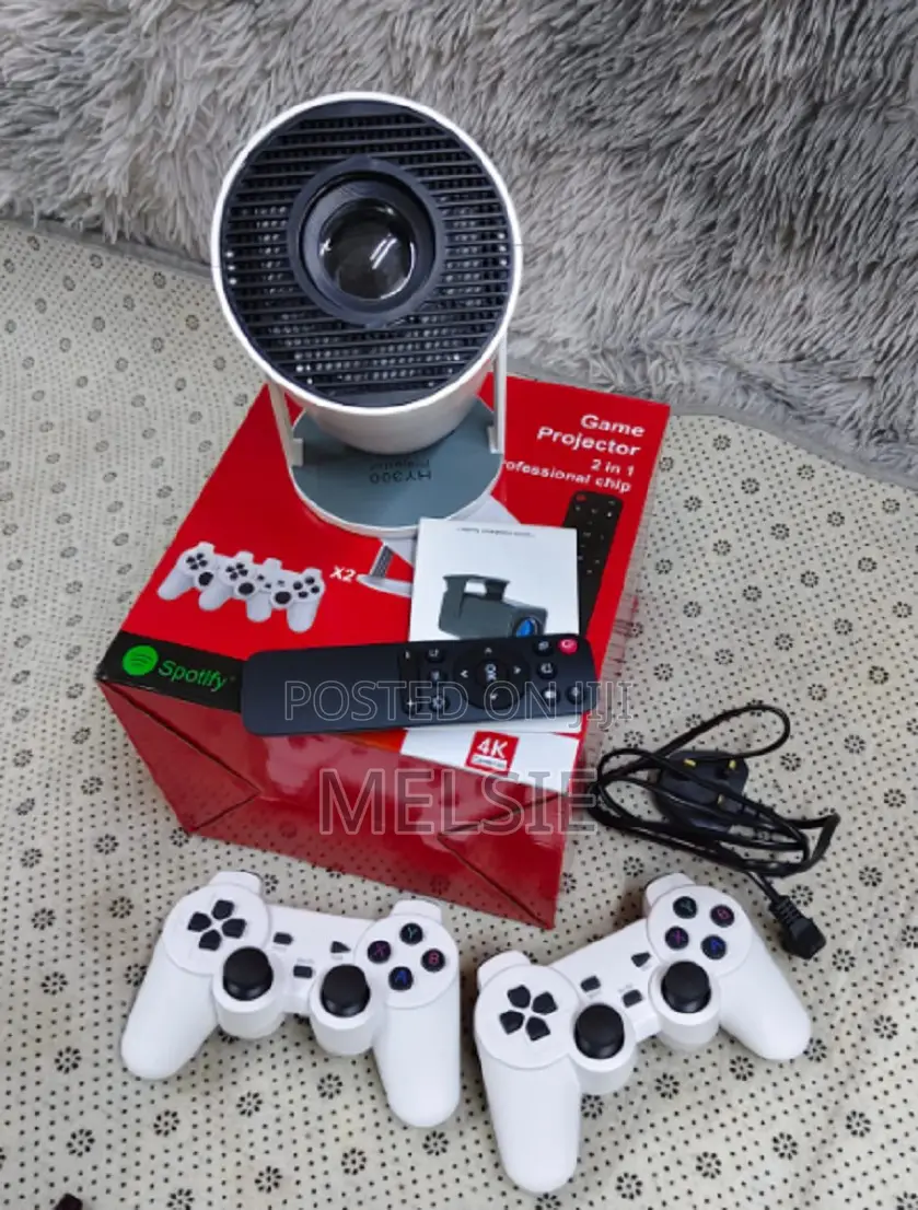 Hy300 Mini Portable Projector – Game Console Smart Android Projector