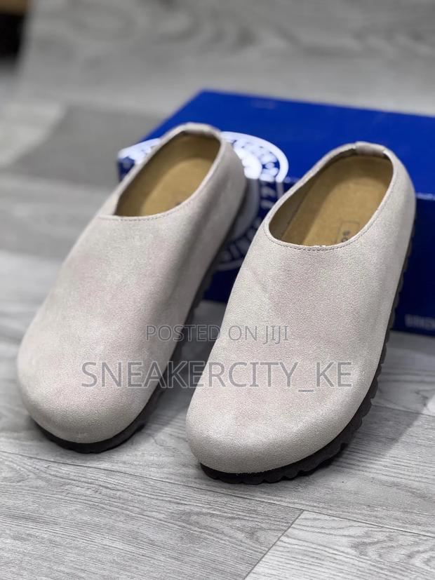 Leather/Suede Clogs - thumbnail 3