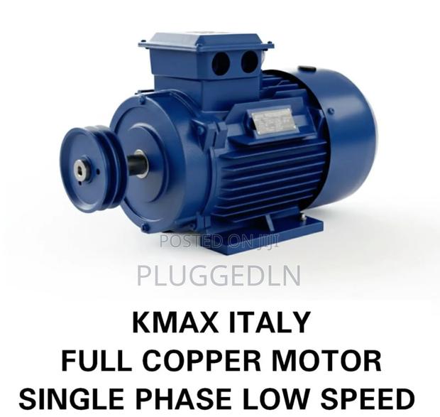 Kmax Italy 1.5hp Single Phase Low Speed Electric Motor.