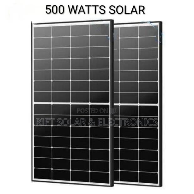 500 Watts - Halfcell Monocrystalline All Weather Solar Panel - main view