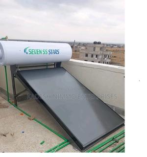 High-efficiency 200l Solar Water Heater – White Flat Plate