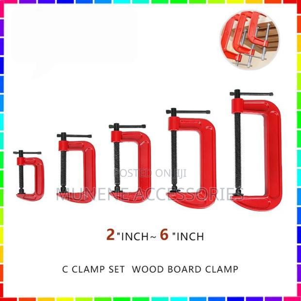 2/3/4/5 Inch C Clamp Fixture Heavy Duty Wood Board G Clamp Strong Tool