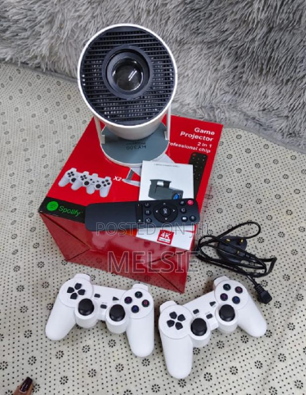 Hy300 Game Projector Android 11 With Wireless Gaming Controller - thumbnail 2