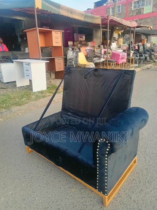 Ottoman or Waiting Seat With Storage Unit  - thumbnail 2