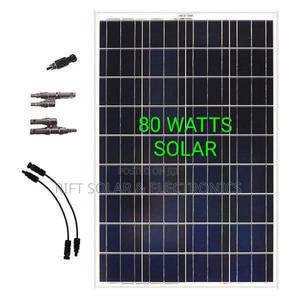 80 Watts Solar Panel Plus Free 10 Meters Pv Solar Cables - thumbnail 2