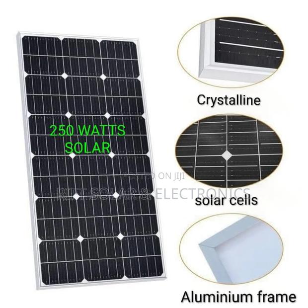 250 Watts - 18 Volts High Performance Quality Solar Panel - main view