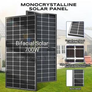 700 Watts New Technology Monocrystalline Bifacial Grade 1 Solar Panels - main view