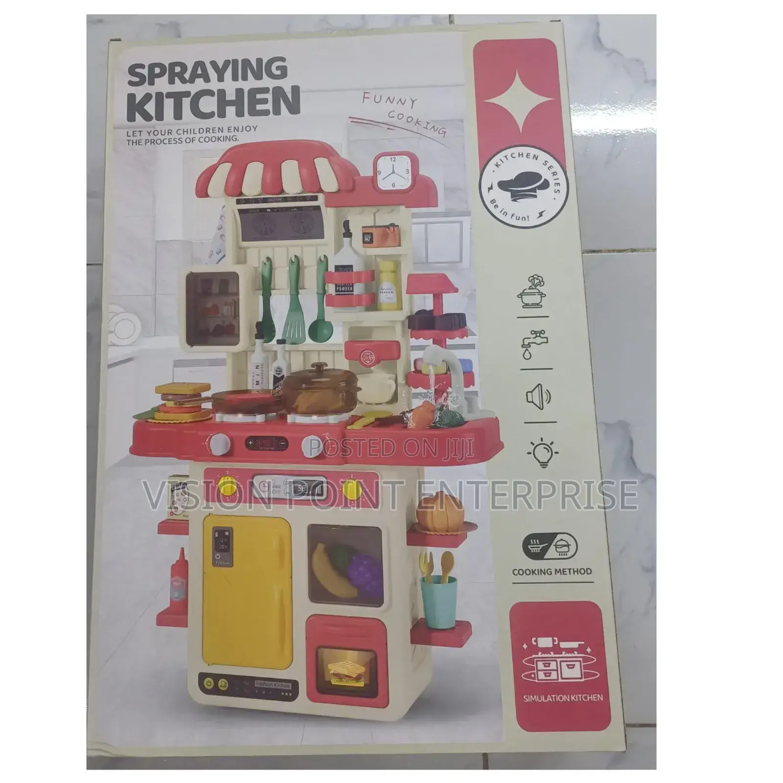 *Spraying Kitchen Set*