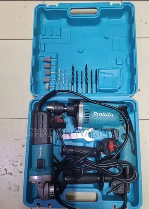 Portable Makita Grinder and Drill Combo Set