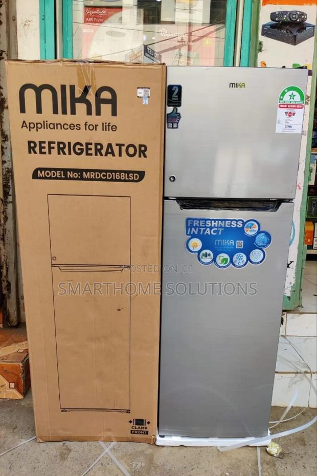 Mika 168litres Double Door Fridge