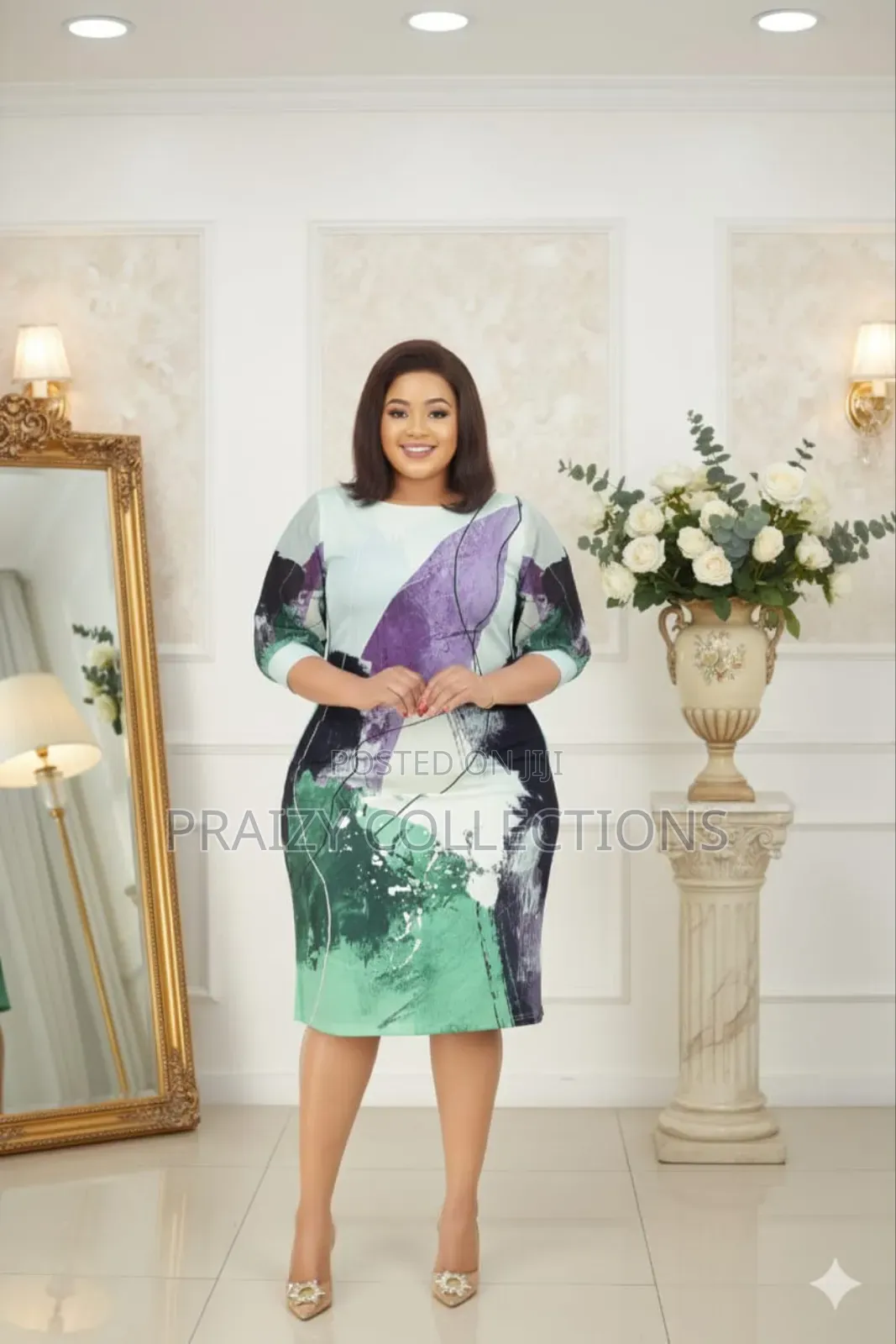 Bold Elegant Straight Dress