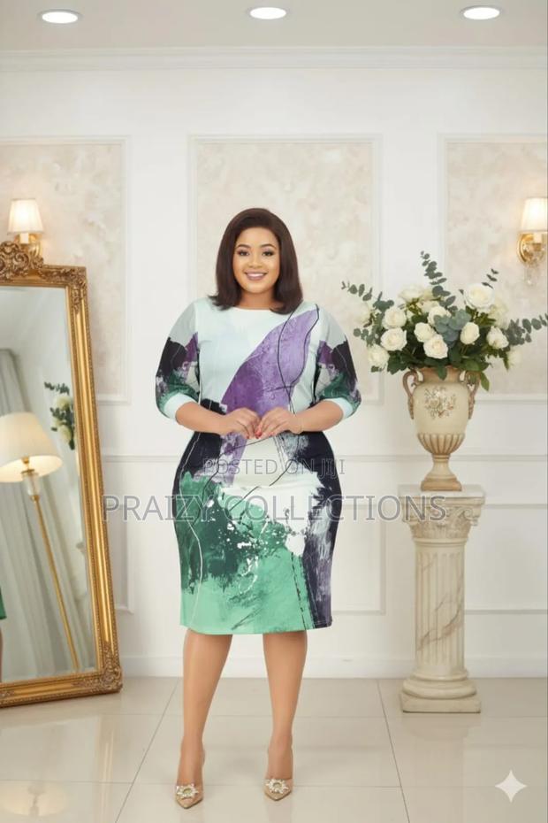 Bold Elegant Straight Dress - thumbnail 5